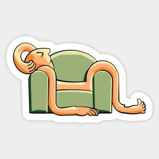 TimeWaster Chilling Out Sticker